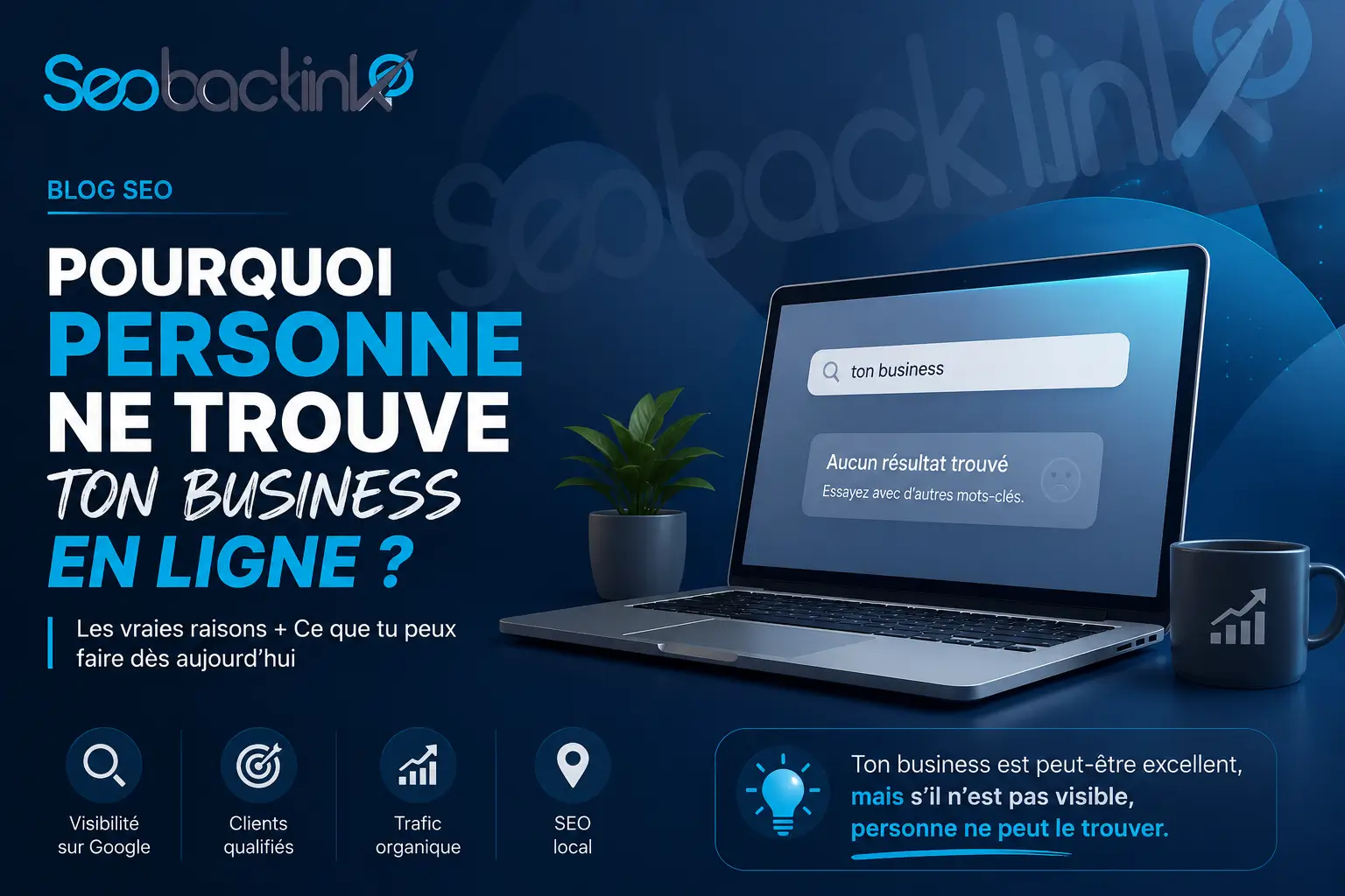 Pourquoi personne ne trouve ton business en ligne ?